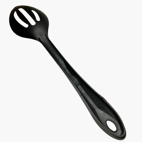 Coghlans Black Slotted Spoon Spatula Set Heat Resistant Nylon - Picture 5 of 13